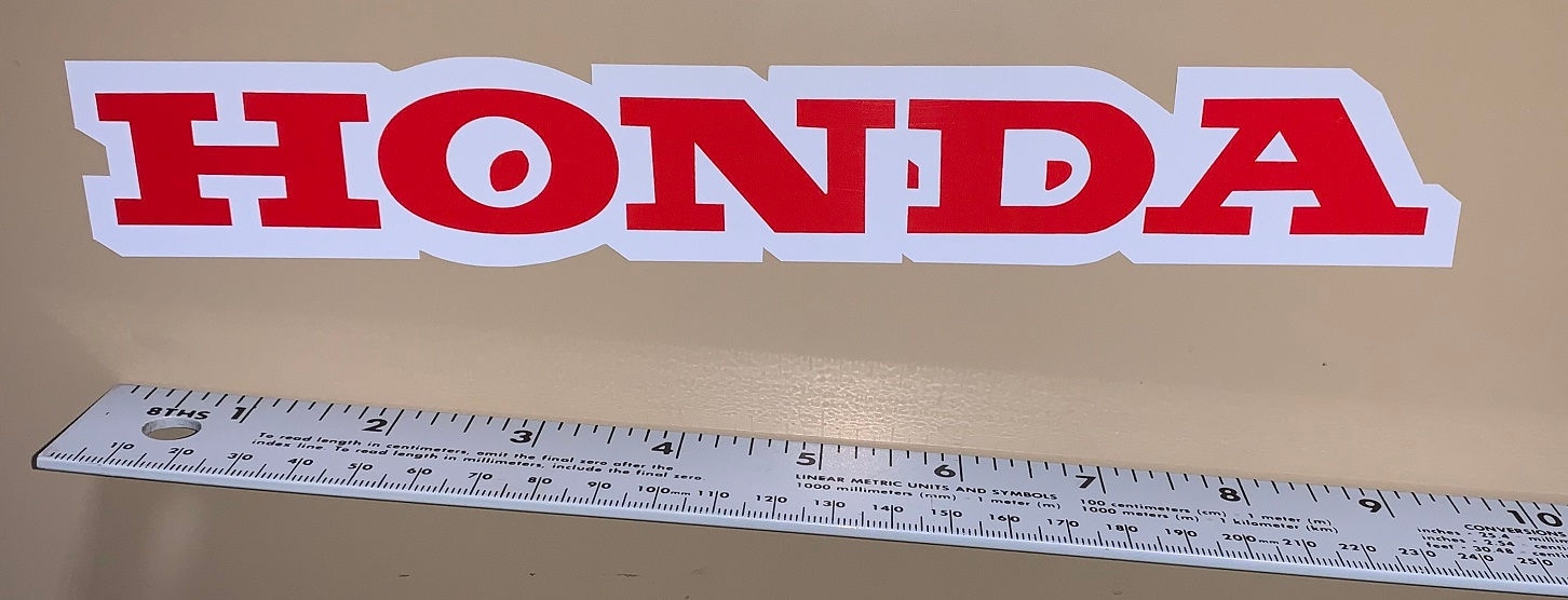 2000 DOWN TUBE COVER EMBLEM SET REPLACES 87123-459-770ZB 87123-459-910ZB D7197x2