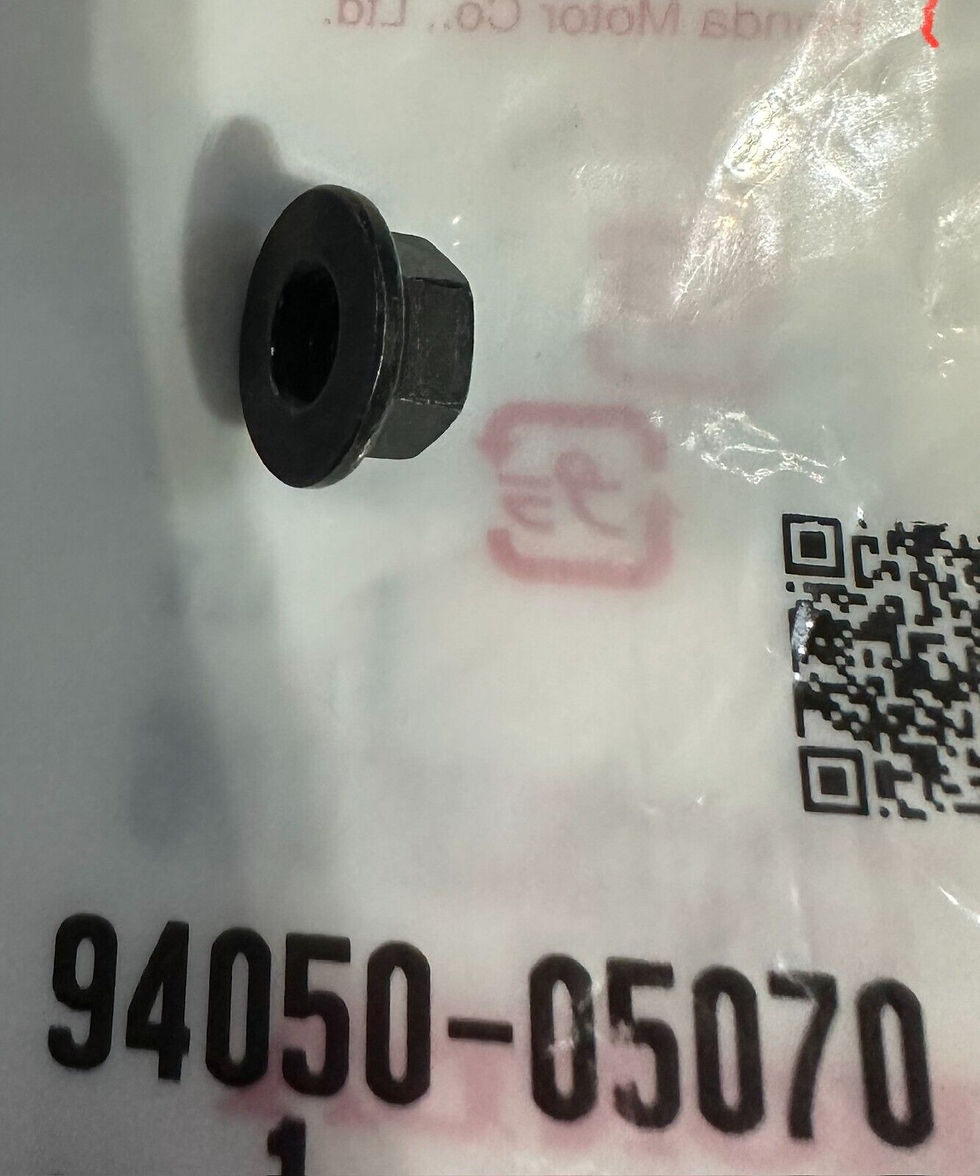 Thumbnail: R2338 *OEM HONDA 5MM FLANGE NUT 94050-05070