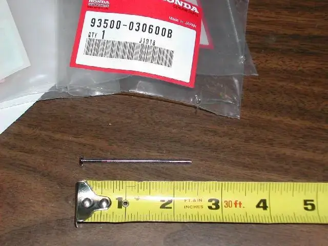 *OEM HONDA TAIL LENS SCREW 3MM X 60MM 93700-03060-0A (B3x60)