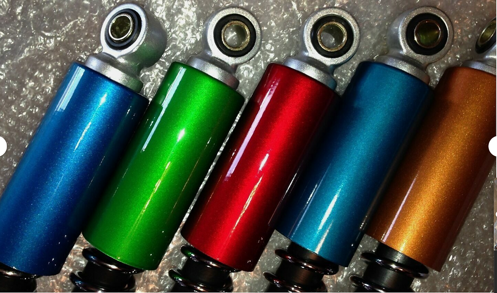 Thumbnail: NEW CANDY RUBY RED REAR SHOCK SET CT70HK0 CL70K1 CL70K2 CT70 CL70 (70REDSHOCK)