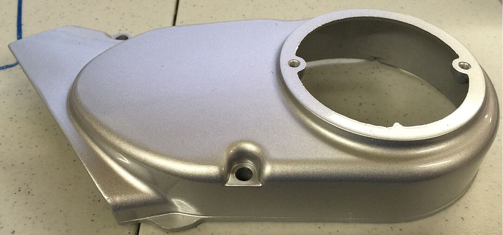 Thumbnail: SILVER PAINTED ALUMINUM FLYWHEEL COVER CASE S1235