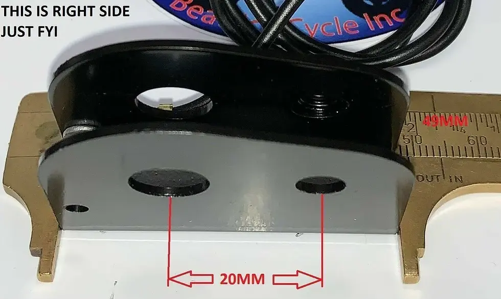 Thumbnail: STOPPER/LEFT RR TURN SIGNAL STEM MOUNT CB550K CB750K CB550F CB750F