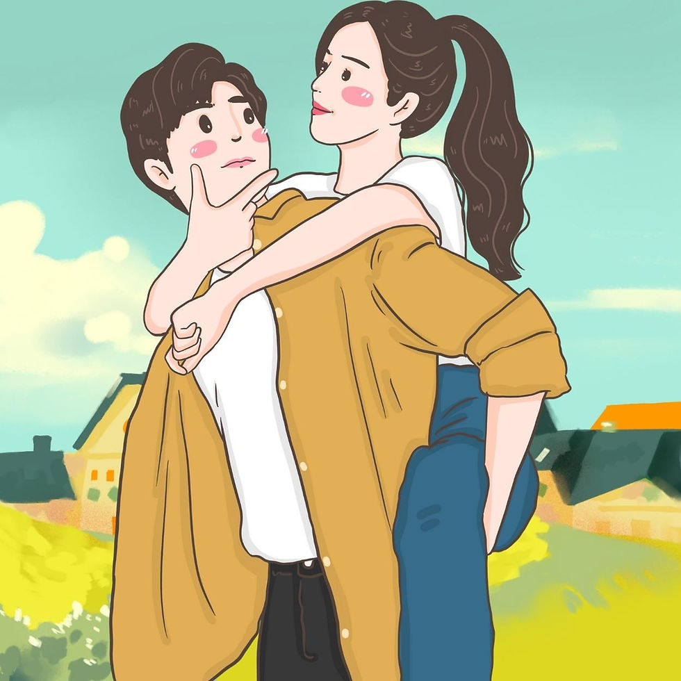 casal apaixonado homem carregando mulher