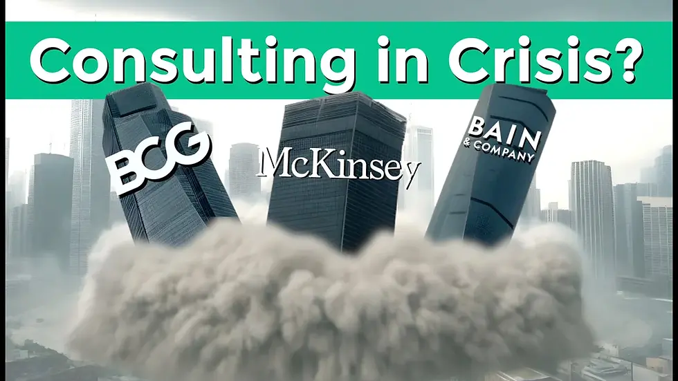 The Consulting Crisis at McKinsey, BCG & Bain: What's Actually Going On