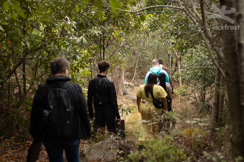 Walking down Nursery Ravine