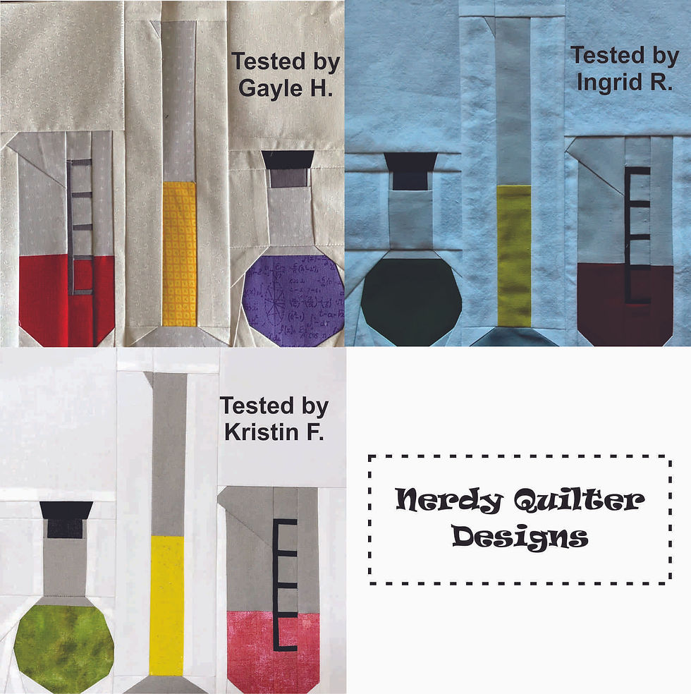 Thumbnail: Assortment 3: Scientific DNA Strand, Beakers, Safety Foundation Paper Pieced
