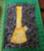 Thumbnail: Smoking Bong No. 1 Foundation Paper Pieced Quilt Pattern Block