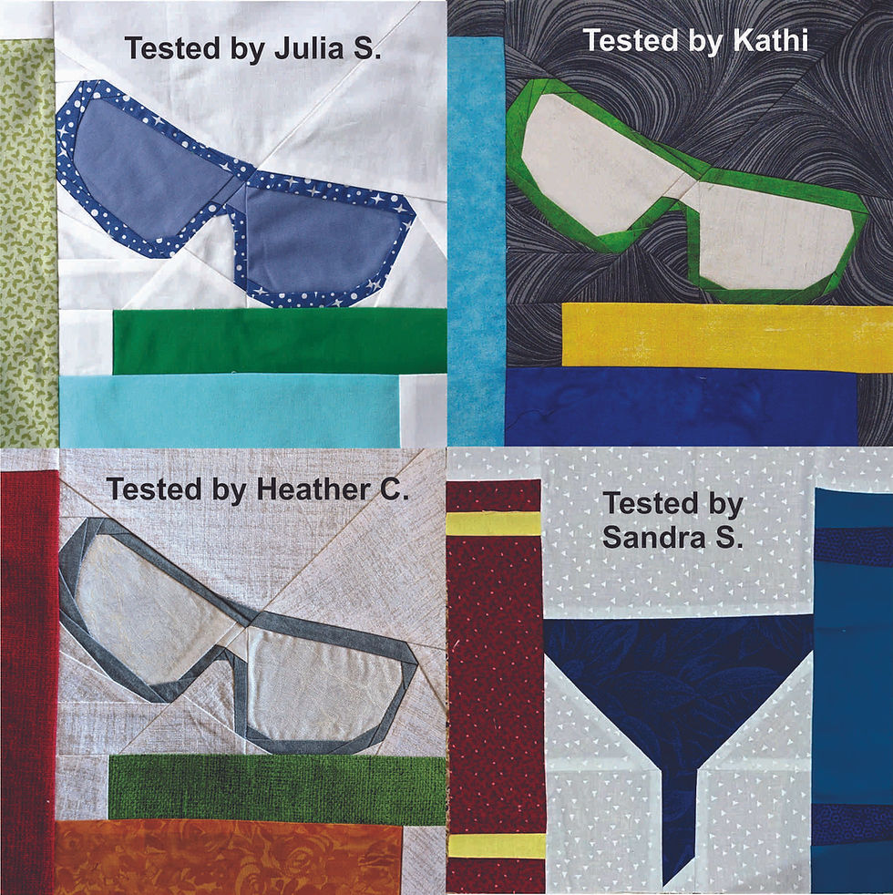 Thumbnail: Assortment 3: Scientific DNA Strand, Beakers, Safety Foundation Paper Pieced