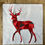 Thumbnail: Geometric Deer Foundation Paper Pieced Quilt Pattern Block