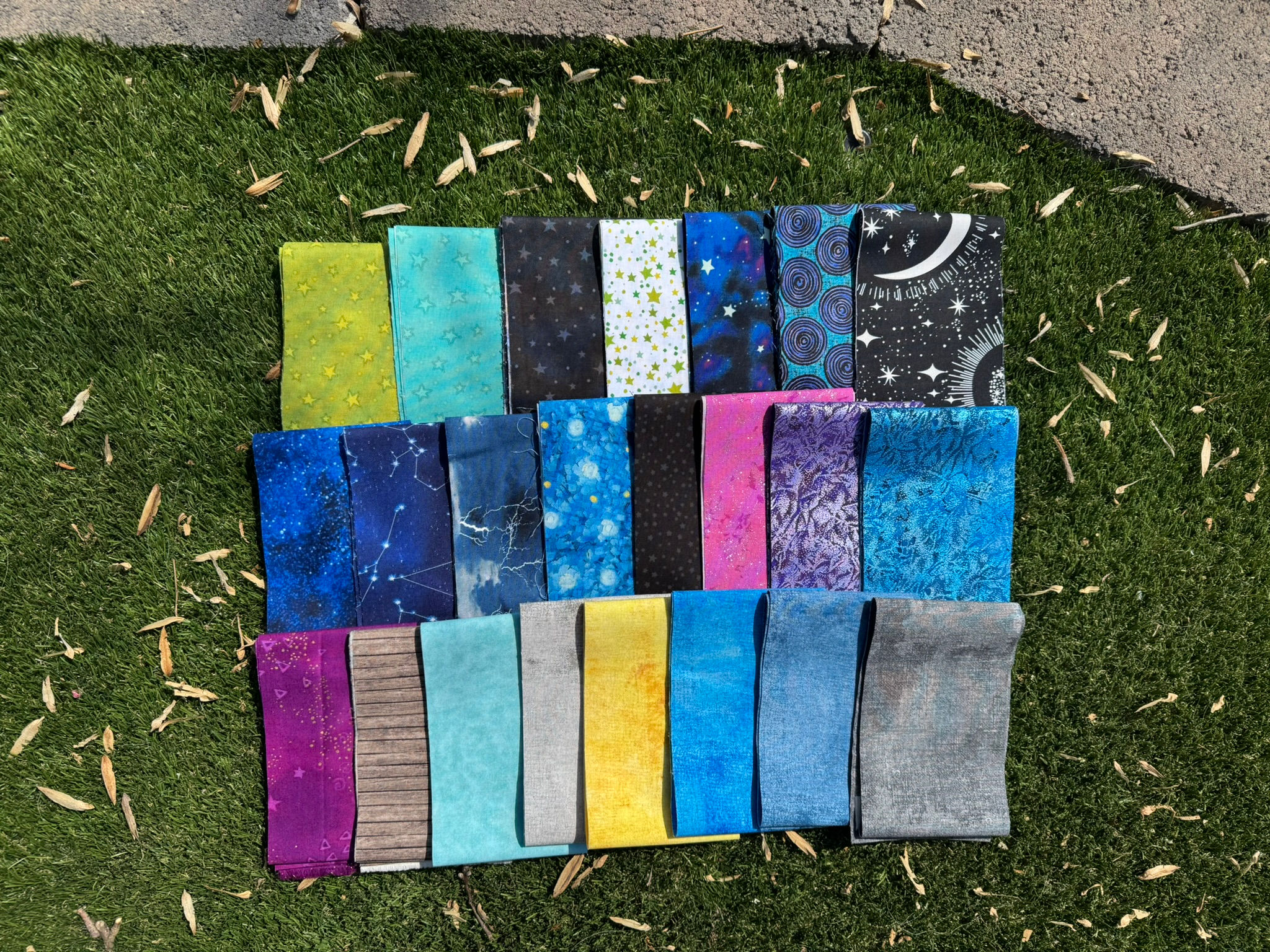 3.5" Book Spine Fabric Cuts