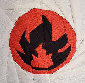 Fire Element Bookcase Bookshelf Pokemon FREE Fabric Foundation Paper Pieced Quilt Pattern FPP