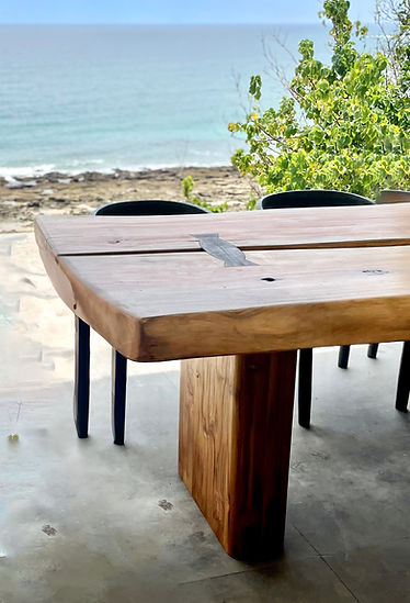 2. Live -Edge outdoor teak table.JPG
