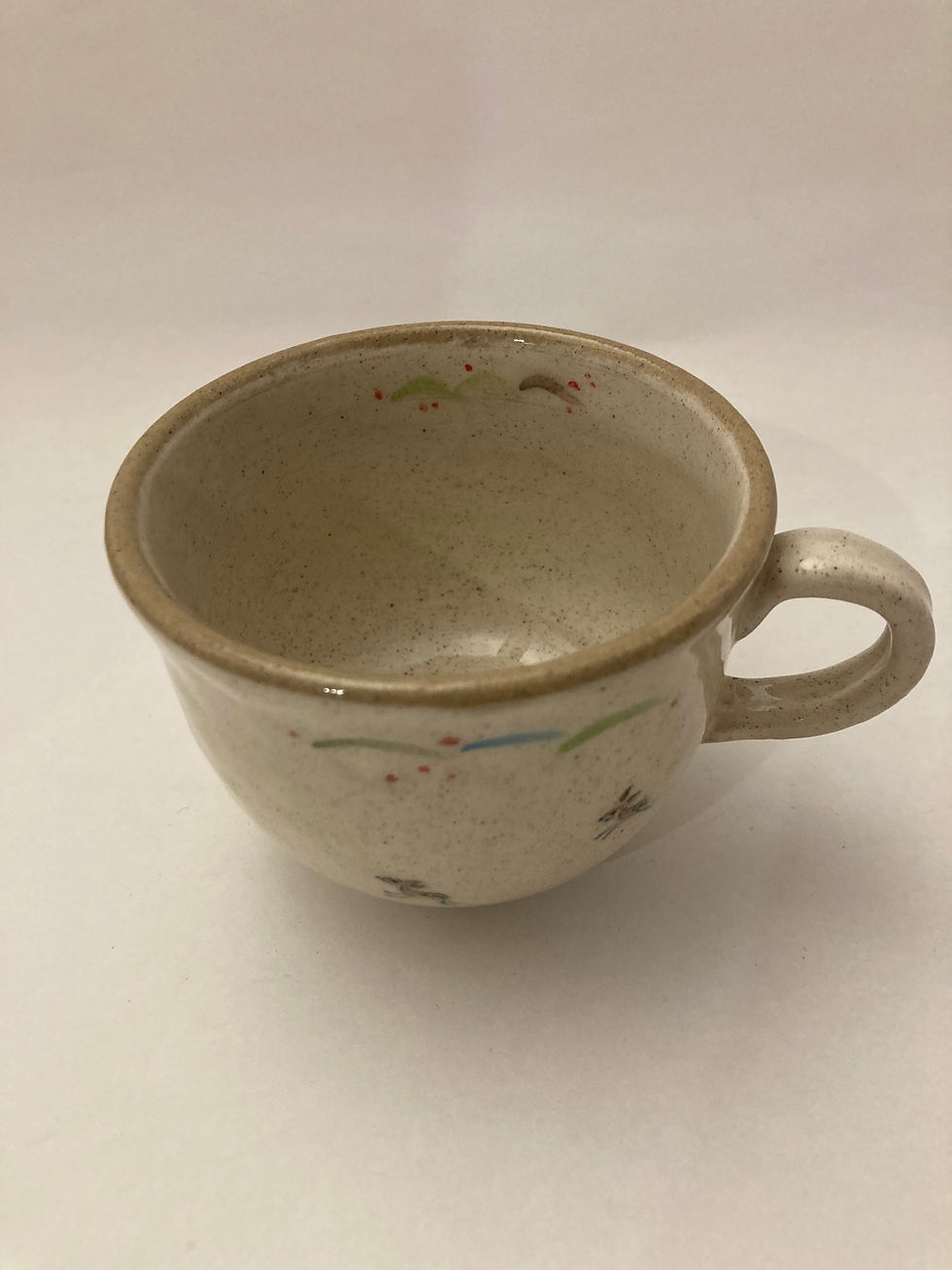 サムネイル： 赤膚焼　奈良絵　マグカップ