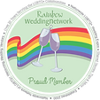 rainbow badge-gay weddings