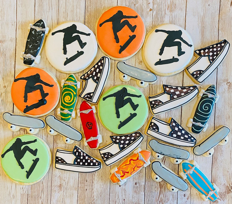 skateboards-skateboarders-tennies-cookies