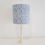 Thumbnail: Lampshade: Blue and White Indian block printed fabric