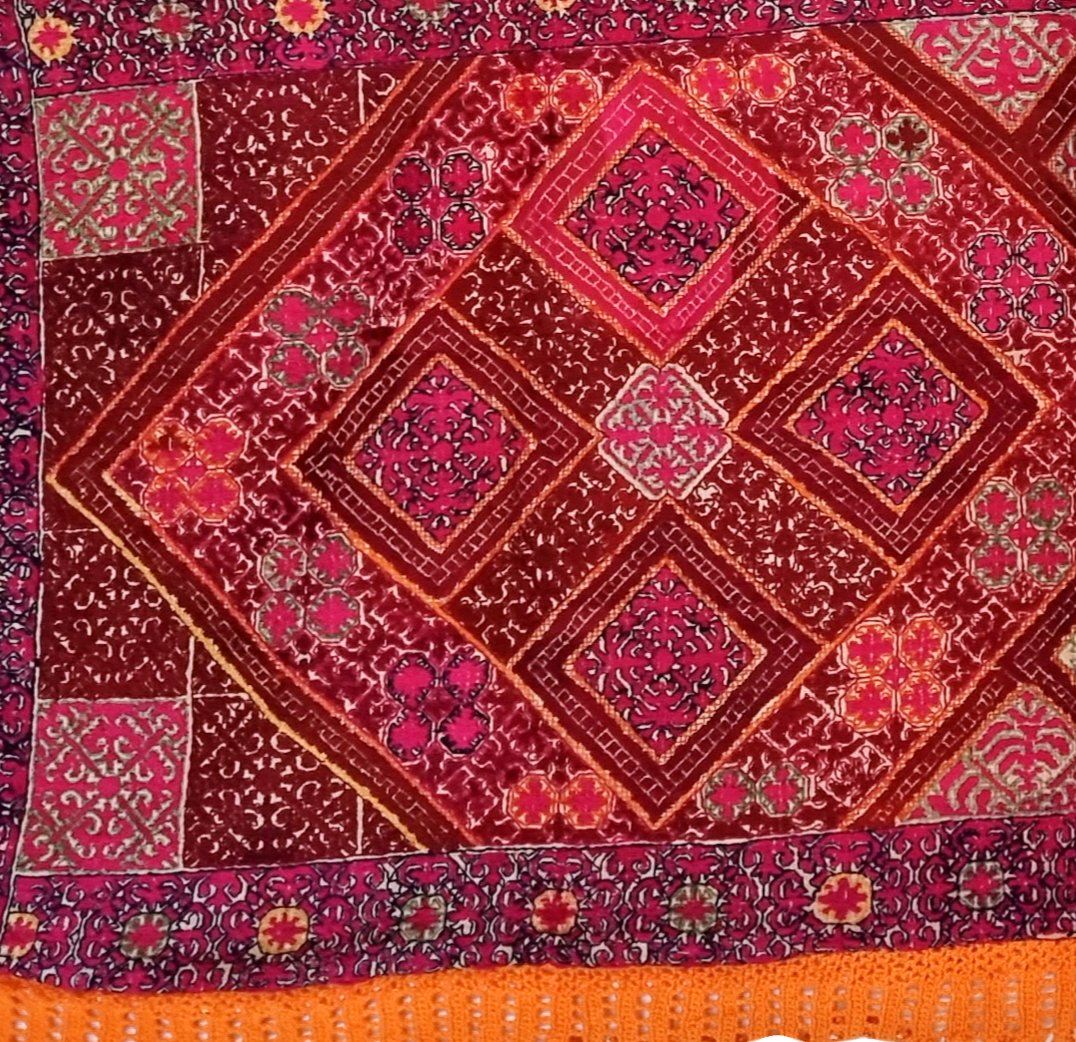 Antique Embroidered Marriage Cushion Cover 4