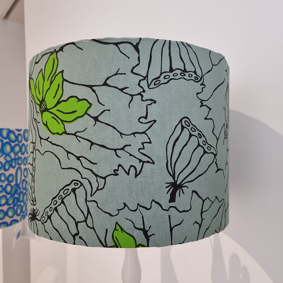 Thumbnail: Australian Aboriginal Fabric Lampshade: Billabong