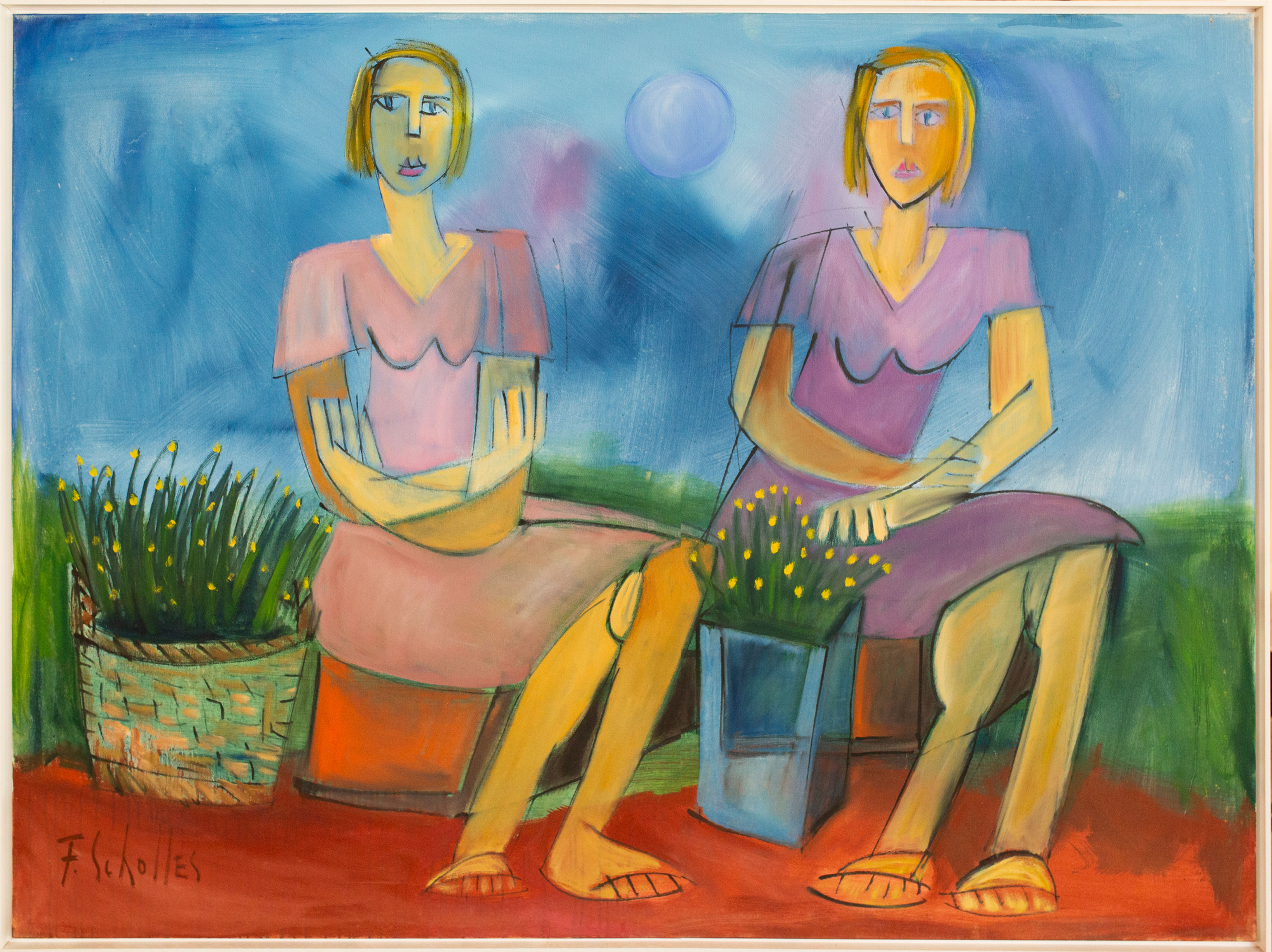 VENDEDORAS DE FLORES - NOV 2018 - 90 X 120 CM- FLÁVIO SHOLLES