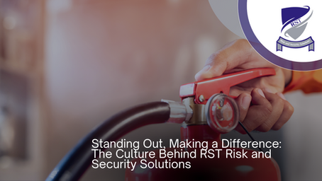 Standing Out, Making a Difference: The Culture Behind RST Risk and Security Solutions