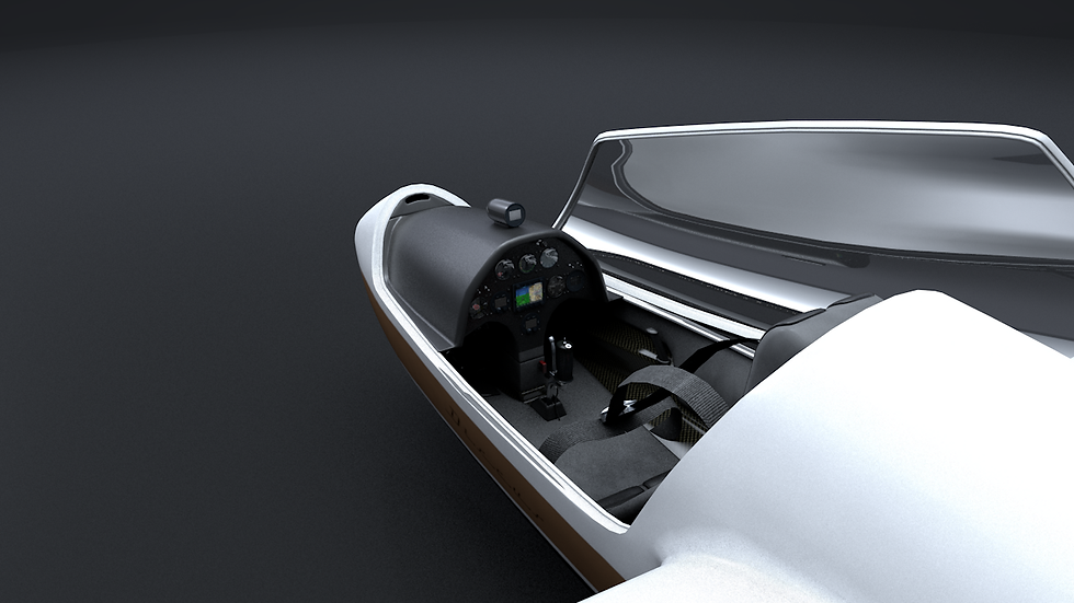 Thumbnail: Discus Sailplane_C4D Rigged