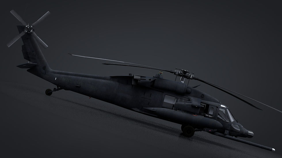 Thumbnail: UH-60 Blackhawk SOAR Helicopter 3D Model