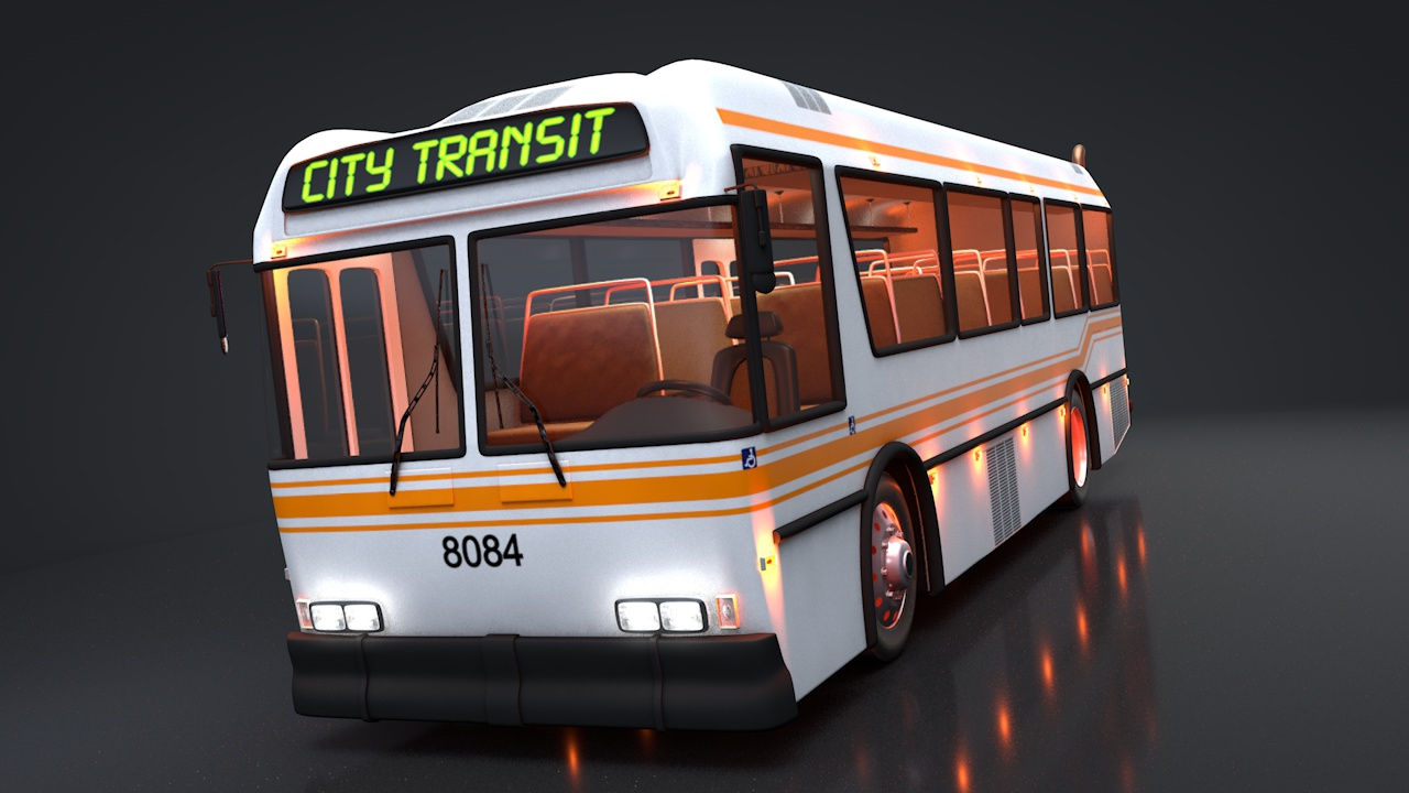 City Bus_V10_C4D Rigged