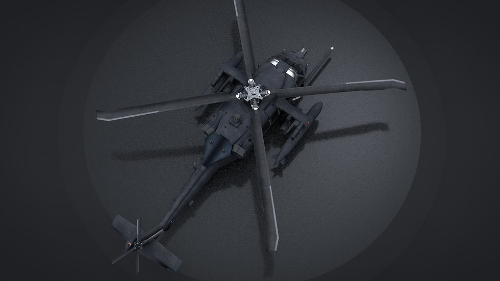 Thumbnail: UH-60 Blackhawk SOAR Helicopter 3D Model