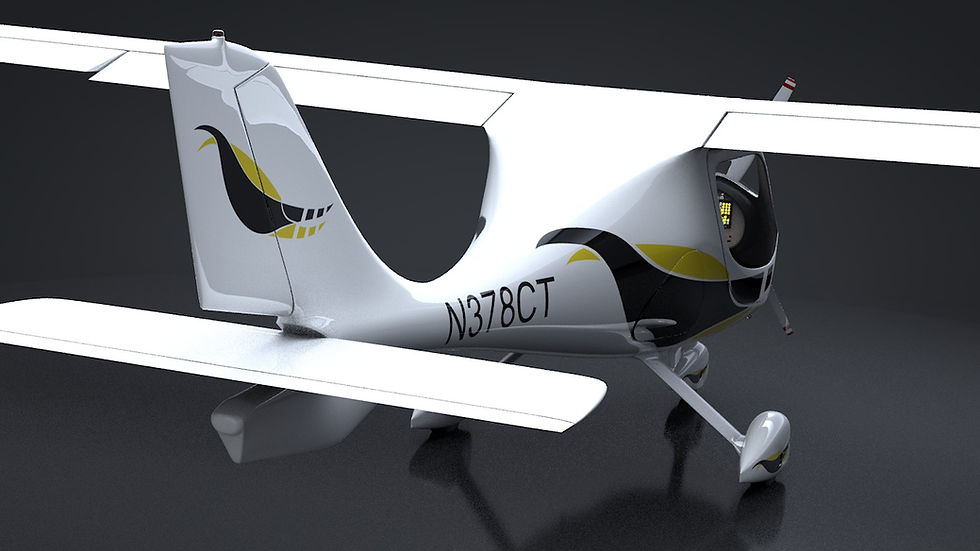Thumbnail: Flight Design CTSW_3D Model_Rigged C4D