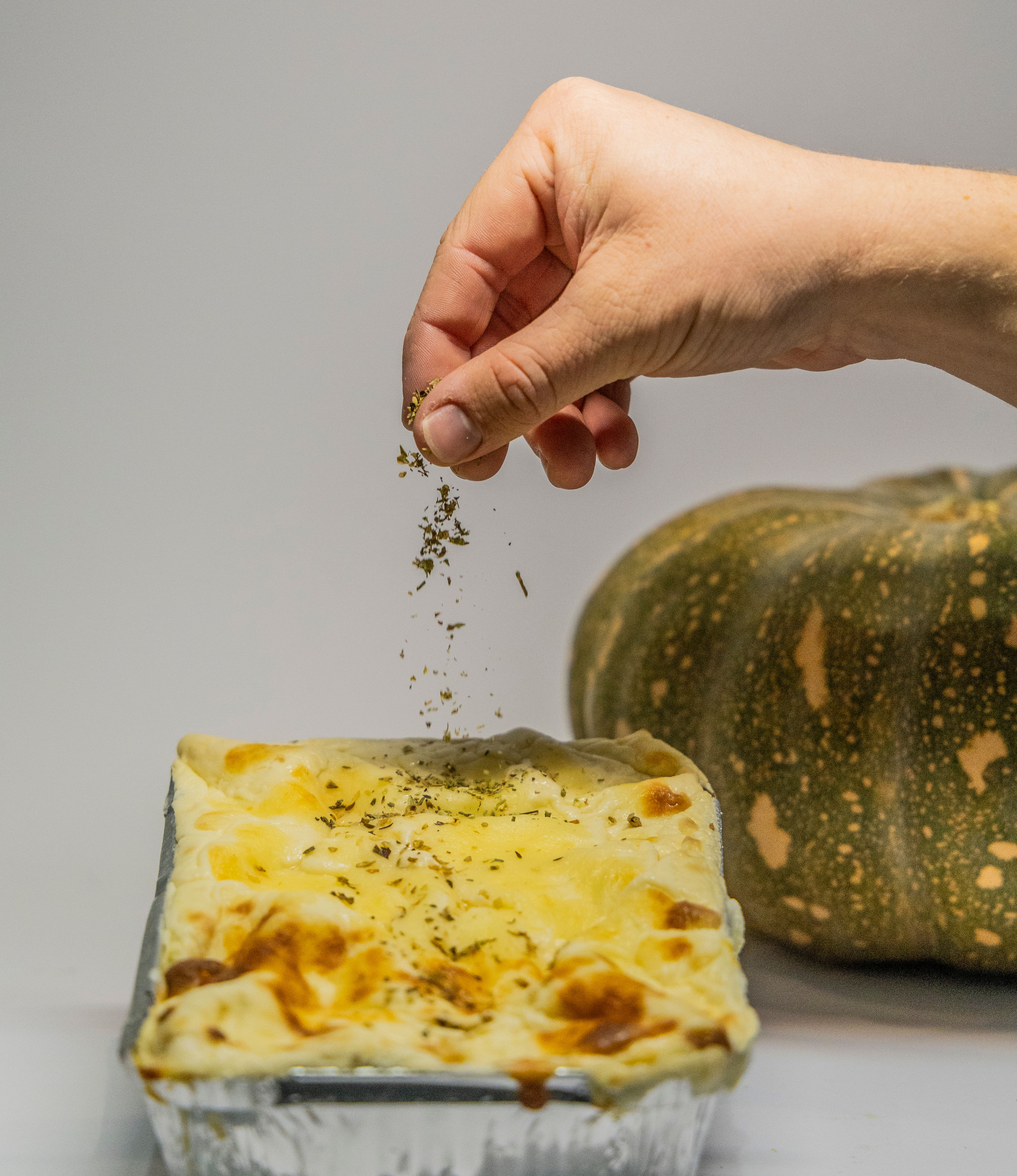 Pumpkin and Spinach Lasagne