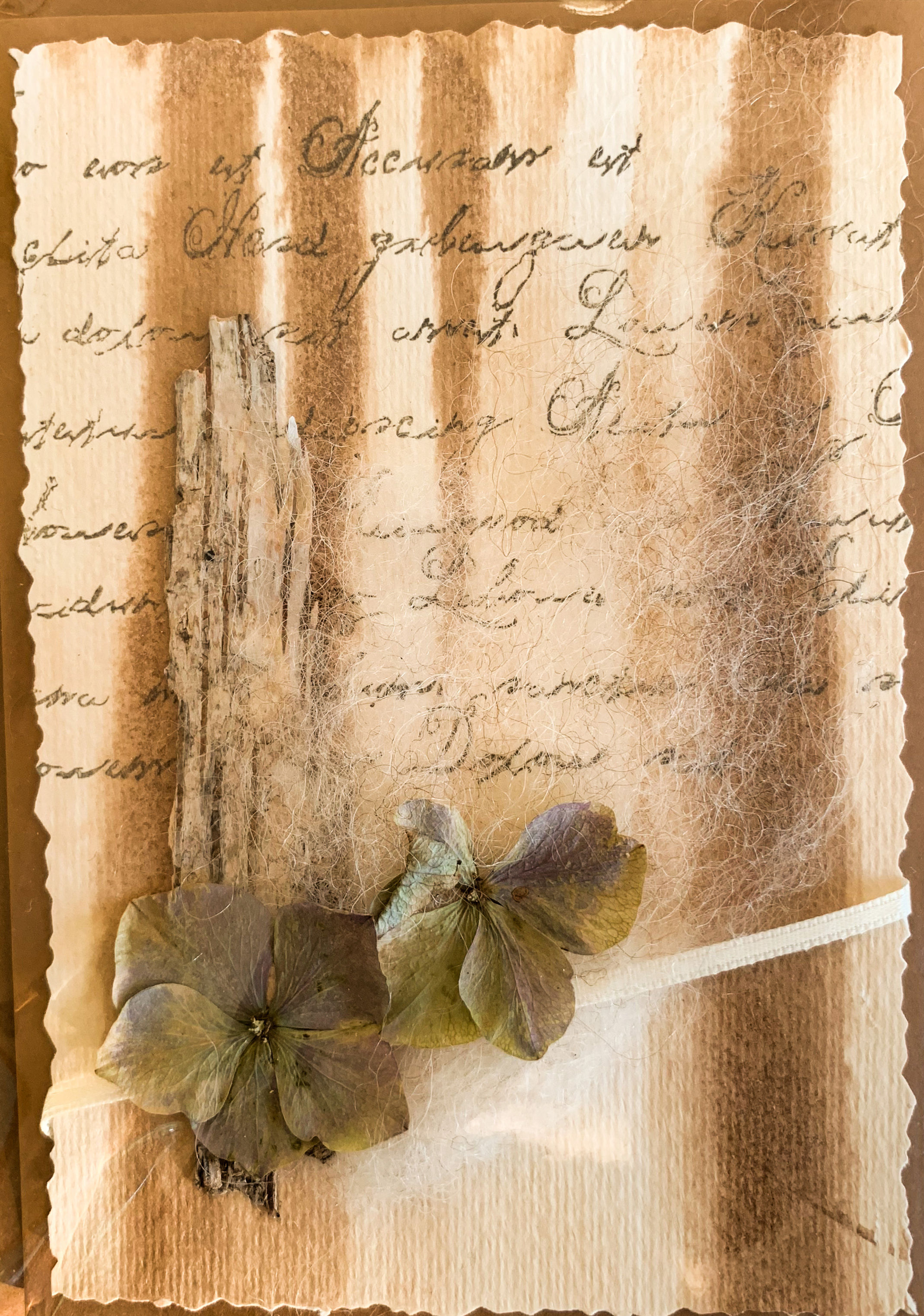 Doppelkarte inkl. Einlageblatt und Couvert