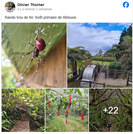 Adepte des treks sur l'île de la Réunion
