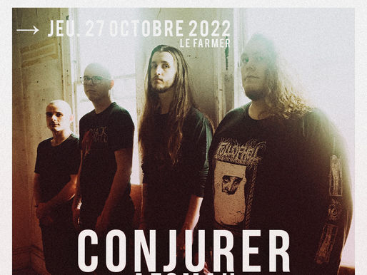 Live Report : Conjurer + Aesmah @Le Farmer (Lyon, FR) (27/10/22)