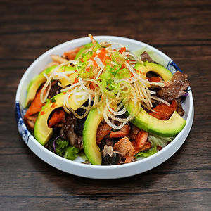 Salmon Skin Salad