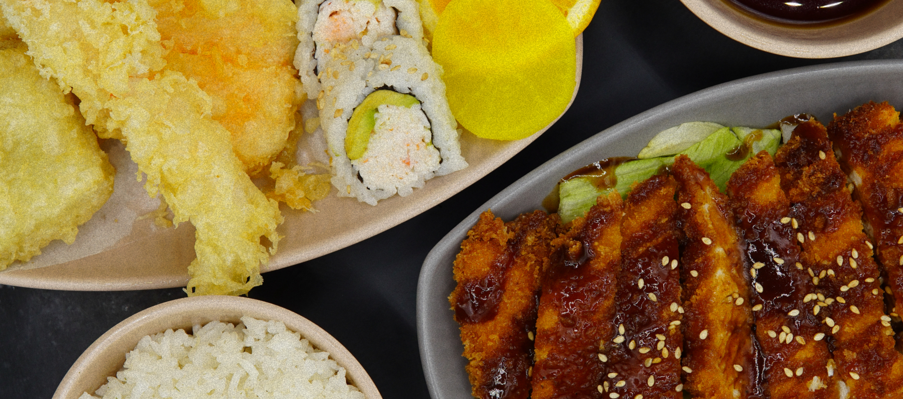 Arranged Food and Objects