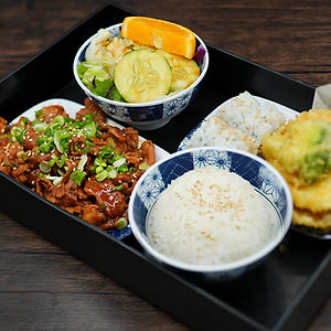 Spicy Pork Bento