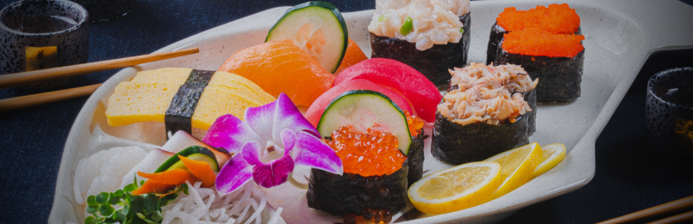 Arranged Food and Objects