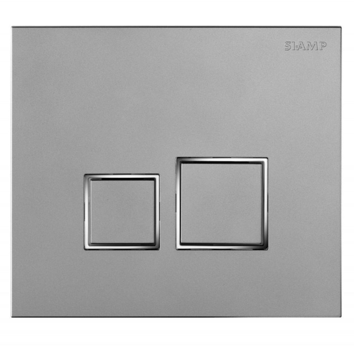 Plaque SQUARE Verso 350 | Réf: 31204210 | Aspect Inox/Inserts brillants