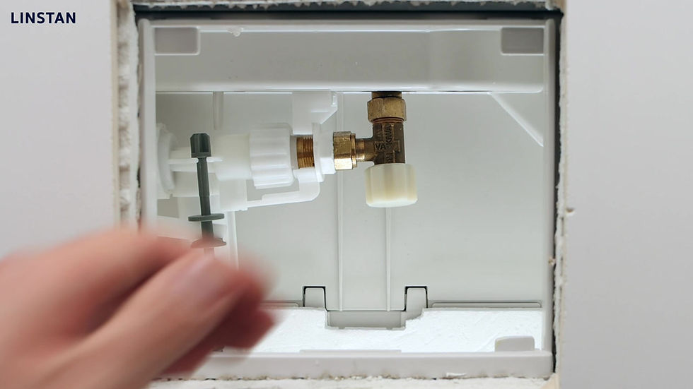 Miniature : Robinet de WC droit tête 1/4 de tour - Linstan