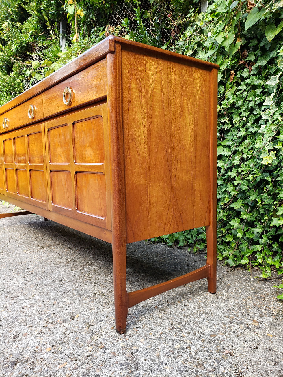 Thumbnail: Teak Nathan 'Squares' Sideboard Credenza