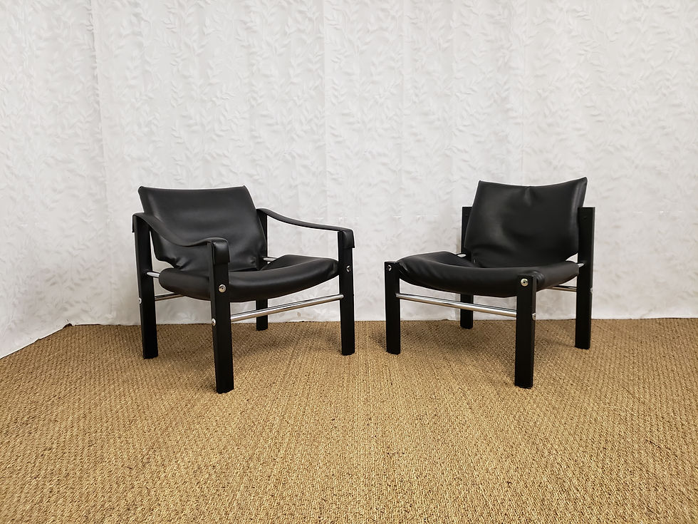 Thumbnail: 70s Arkana Safari Chair by Maurice Burke