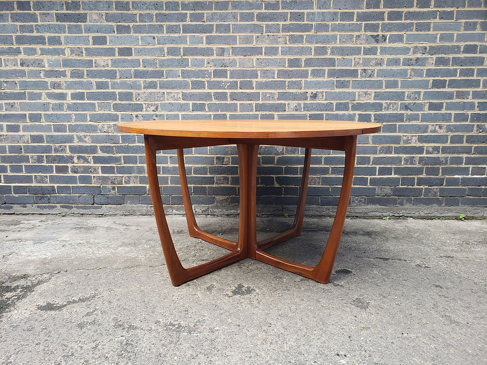 Thumbnail: Teak Beithcraft Drop Leaf Dining Table
