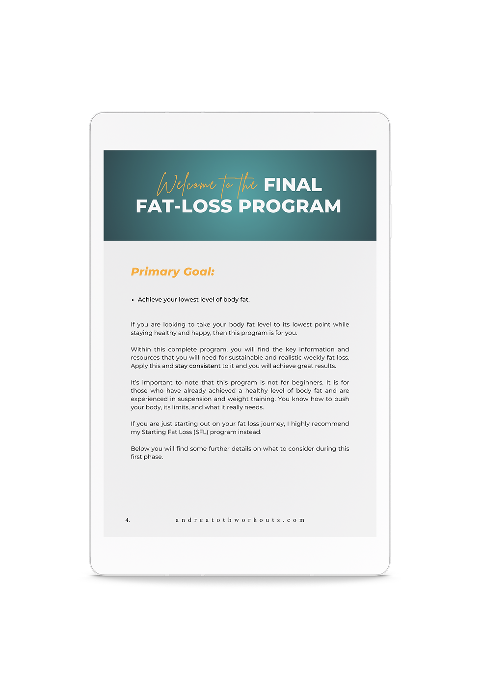 Thumbnail: Final Fat Loss Program