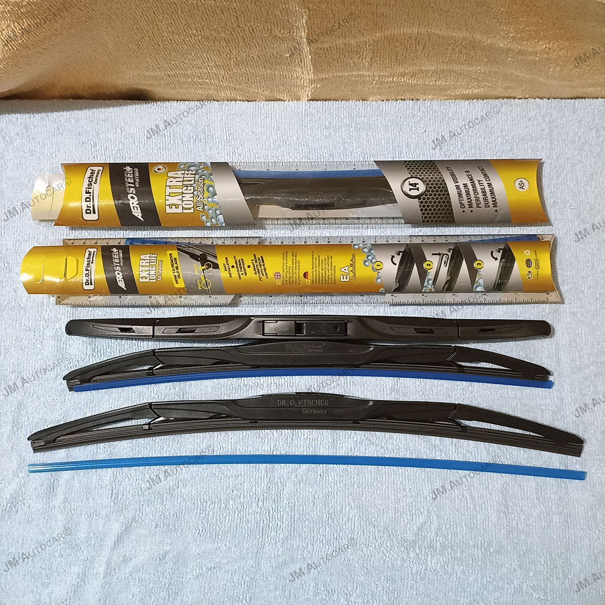 Wiper Dr.D.Fischer Hybrid 14"/16"/18"/20"/22"/24" inch (pembersih kaca mobil)