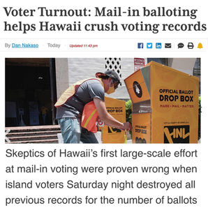 Our Voting-by-Mail Law A Success!
