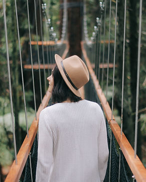 Woman on Bridge