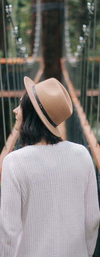 Woman on Bridge