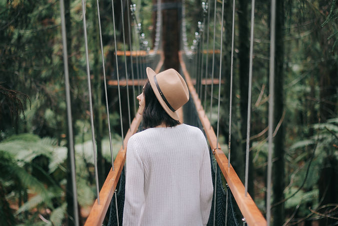 Woman on Bridge