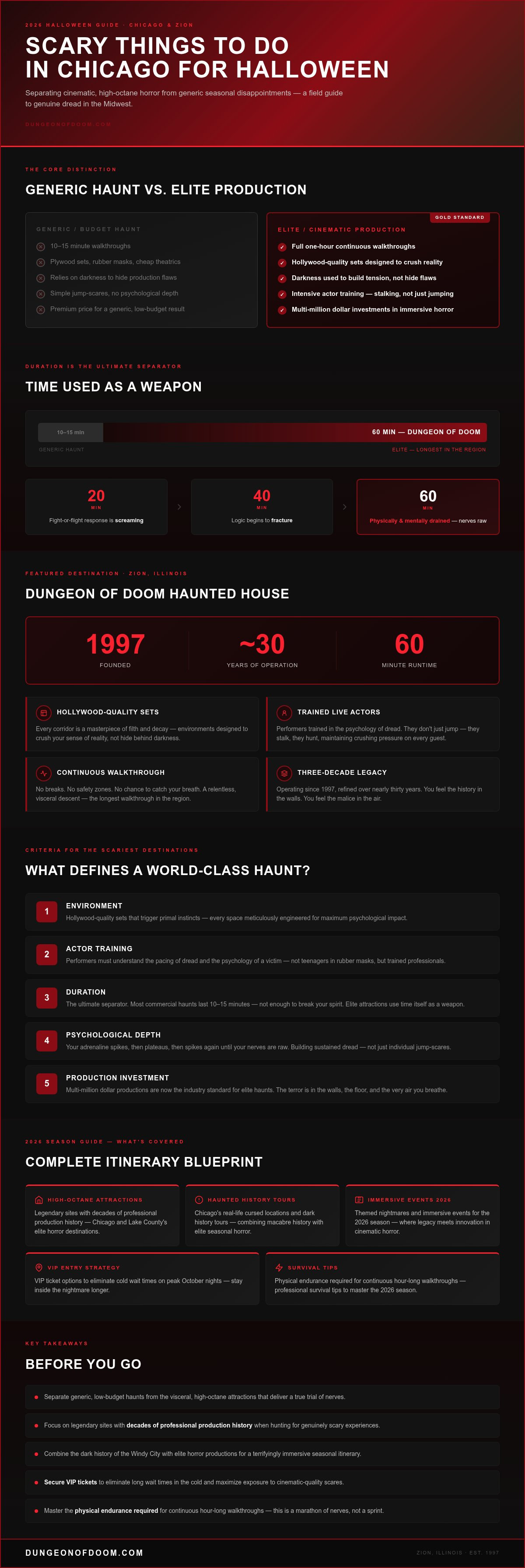 Scary things to do in Chicago for Halloween