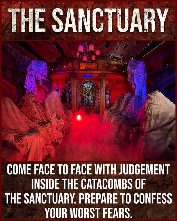Image describing our Sanctuary attraction featuring a gothic cathedral.